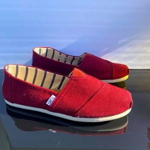 TOMS Heritage Canvas Alpargata Casual Men’s Shoes Size 8.5 Preowned